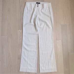 LE CHATEAU Linen Blend Wide Leg Trousers